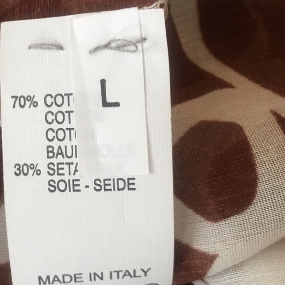 Chio Di Stefania D Resort Wear Short Caftan-NWOT-L - Picture 8 of 8